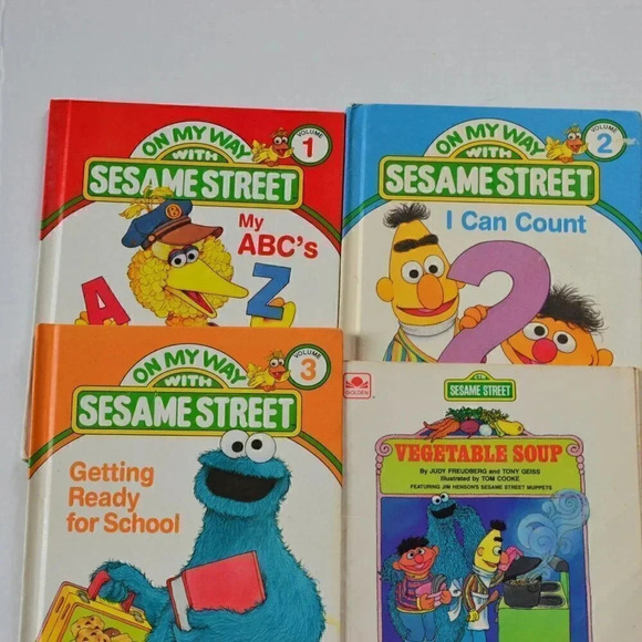 Vtg Sesame  St. Books - Picture 2 of 3
